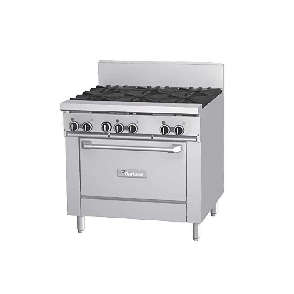 451-GF366RLP 36" 6 Burner Gas Range w/ Standard Oven, Liquid Propane