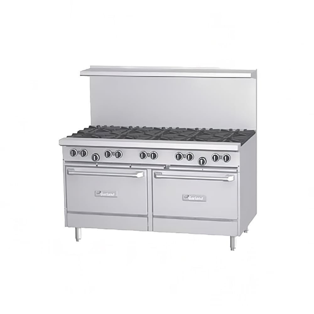 451-GFE6010RRLP 60" 10 Burner Gas Range w/ (2) Standard Ovens, Liquid Propane