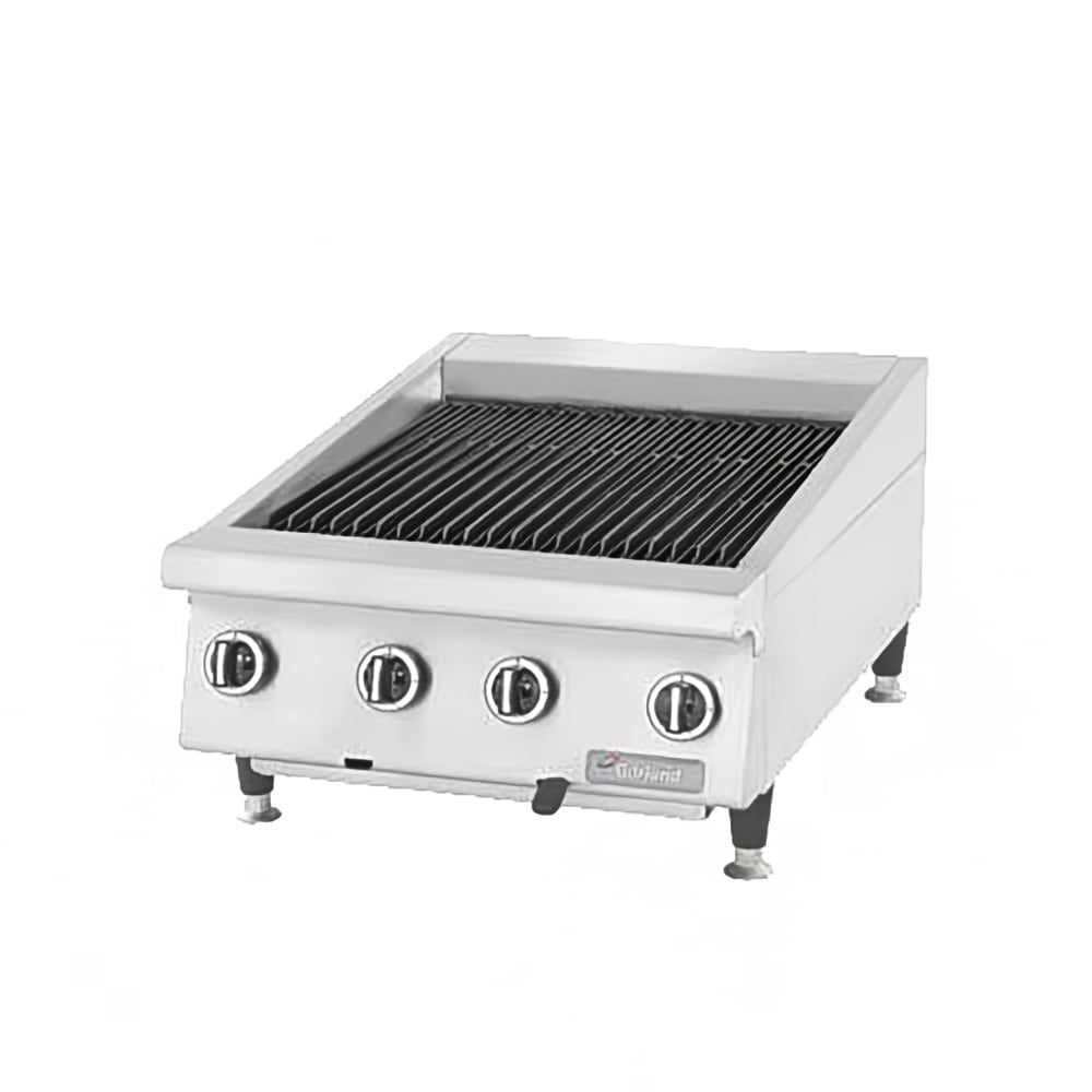 451-GTBG36NR36LP 36" Countertop Charbroiler w/ Cast Iron Grates - Manual Controls, Liquid Pr...