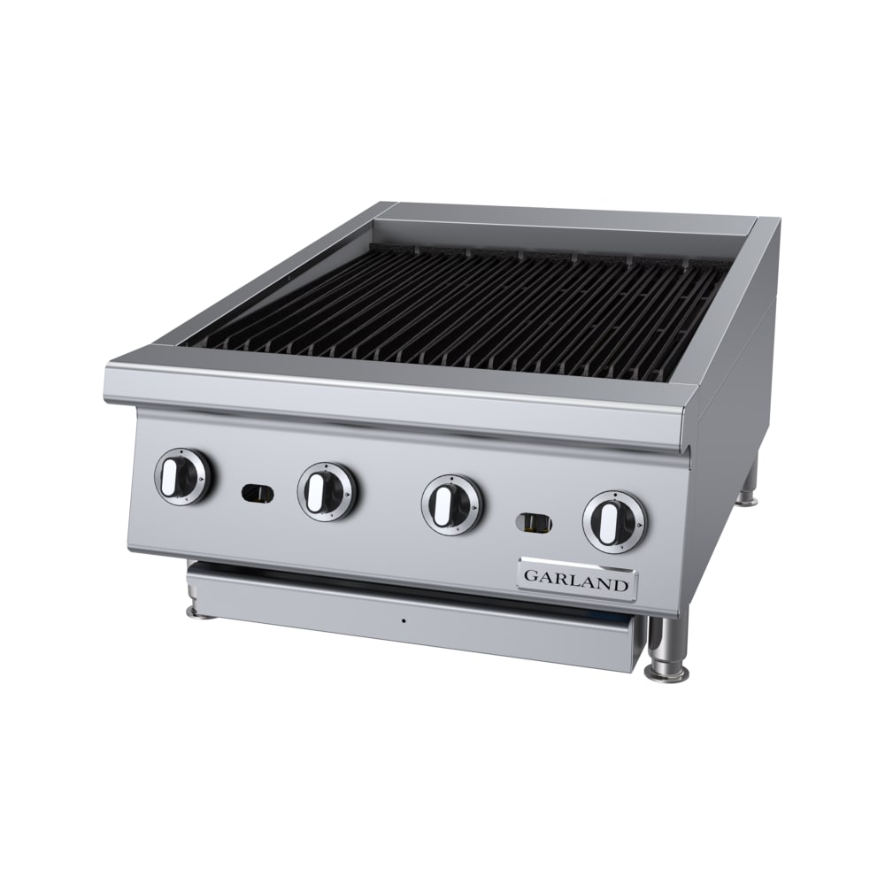 451-GTBG24NR24NG 24" Countertop Charbroiler, Non-Adjustable Cast Iron Grates, Natural Gas