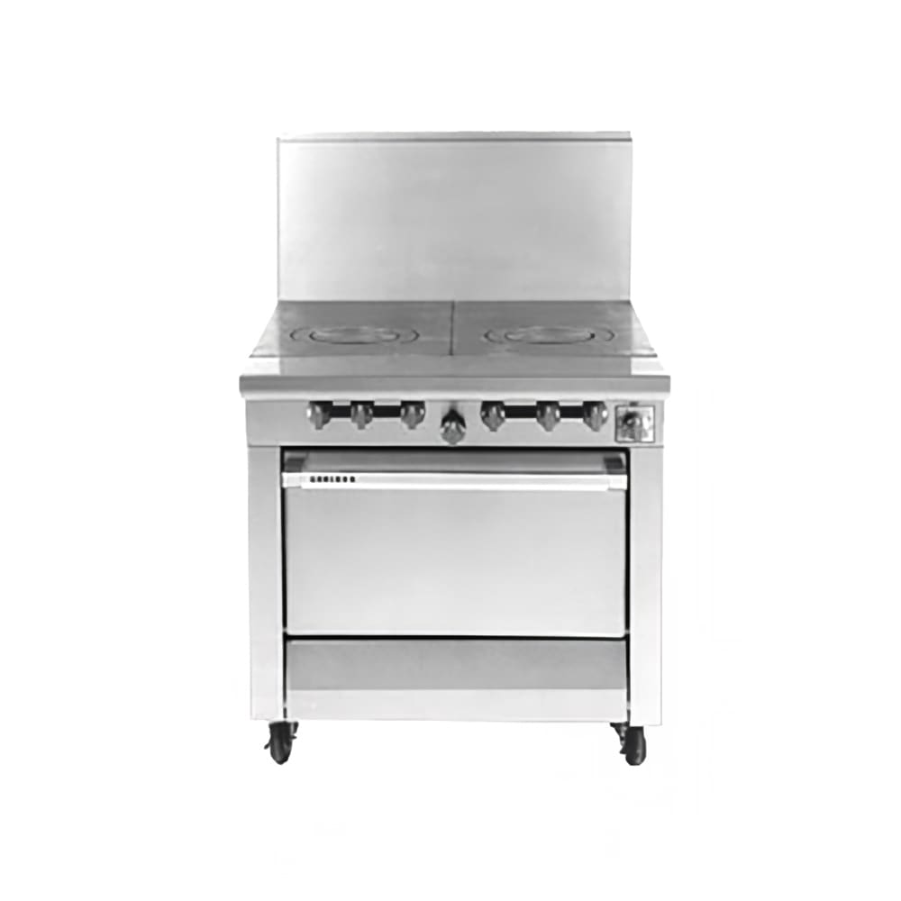 451-M45RLP 34" Gas Range w/ (2) Hot Tops & Standard Oven, Liquid Propane