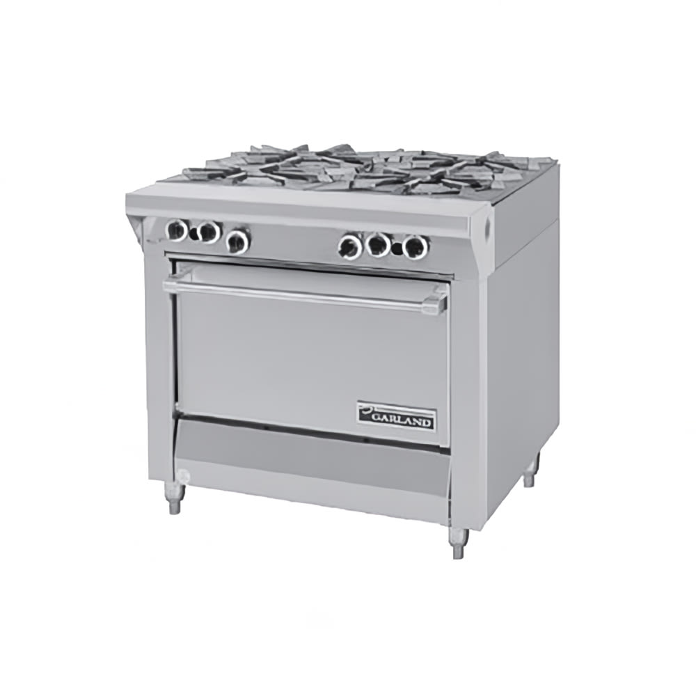 451-MST44SENG 34" 4-Burner Gas Range w/ Storage Base, Natural Gas