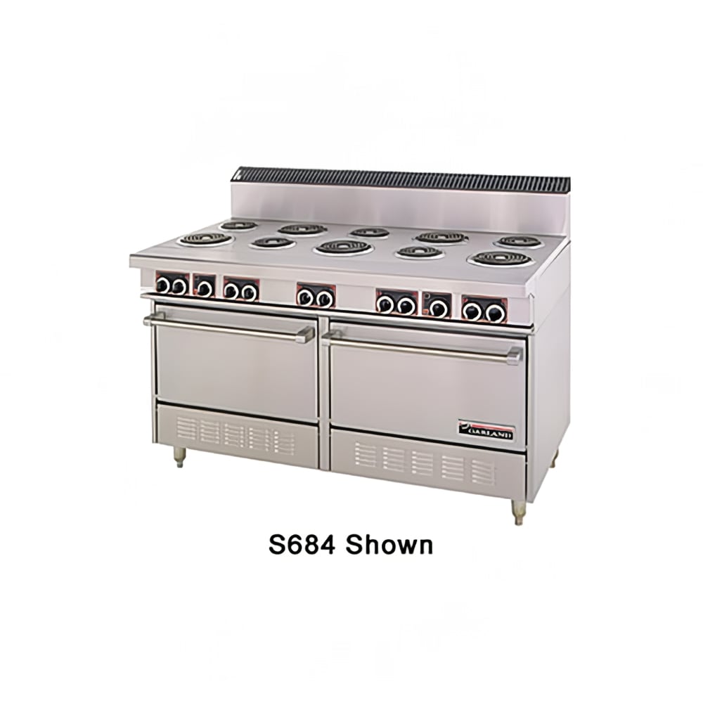451-SS6842081 60" Sentry Series 10 Sealed Element Electric Range w/ (2) Standard Ovens, 208v...