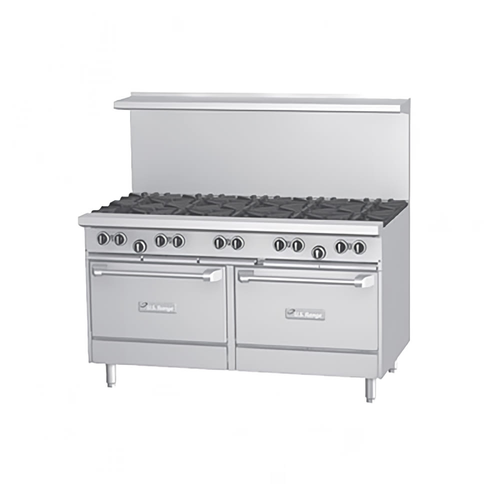 451-U60G60RRLP 60" Gas Range w/ Griddle & (2) Standard Ovens, Liquid Propane