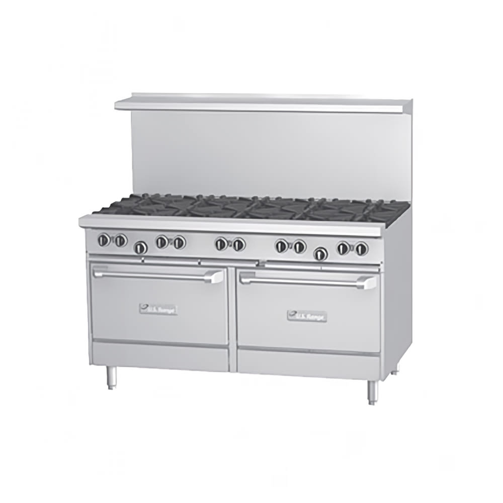 451-U60G60RSLP 60" Gas Range w/ Griddle & Standard Oven & Storage Base, Liquid Propa...