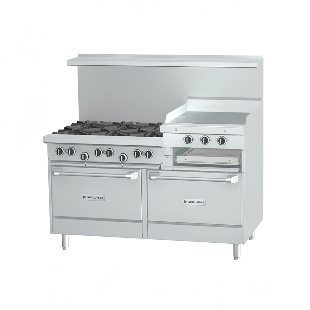 451-U606R24RRLP 60" 6 Burner Gas Range w/ Griddle/Broiler & (2) Standard Ovens, Liquid P...