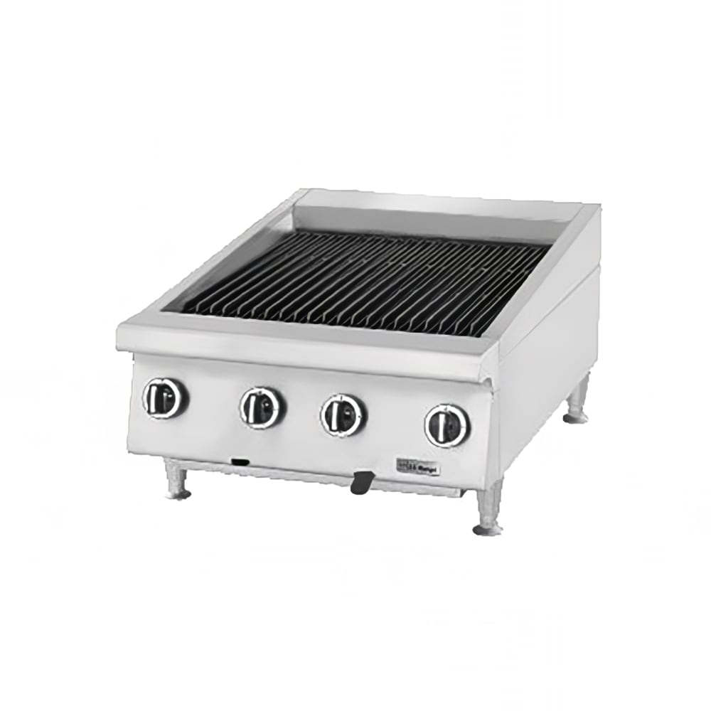 451-UTBG36NR36LP 36" Countertop Charbroiler w/ Cast Iron Grates - Manual Controls, Liquid Pr...