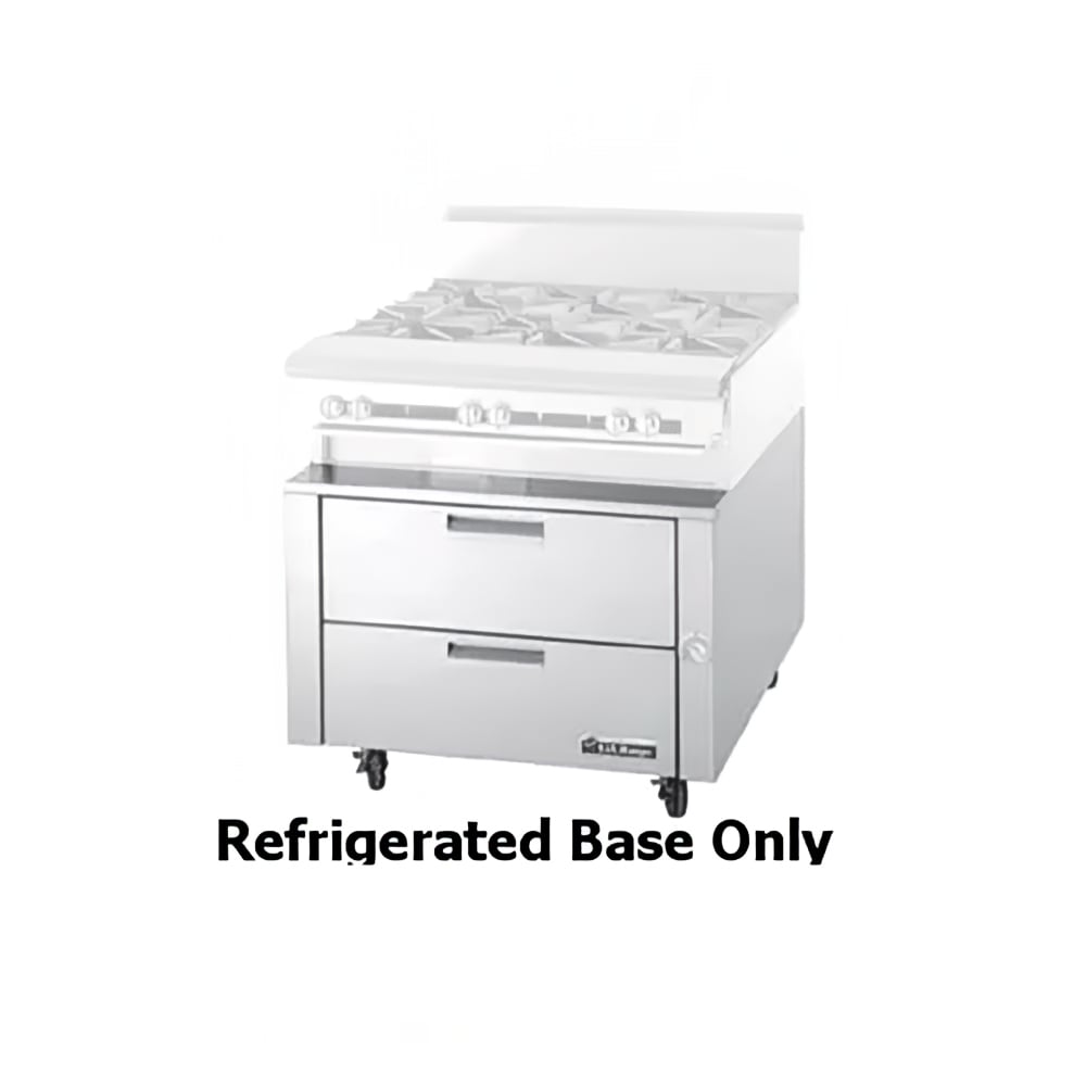 451-UN17FR60 60" Polar Cuisine Chef Base Freezer w/ (4) Drawers - 115v 