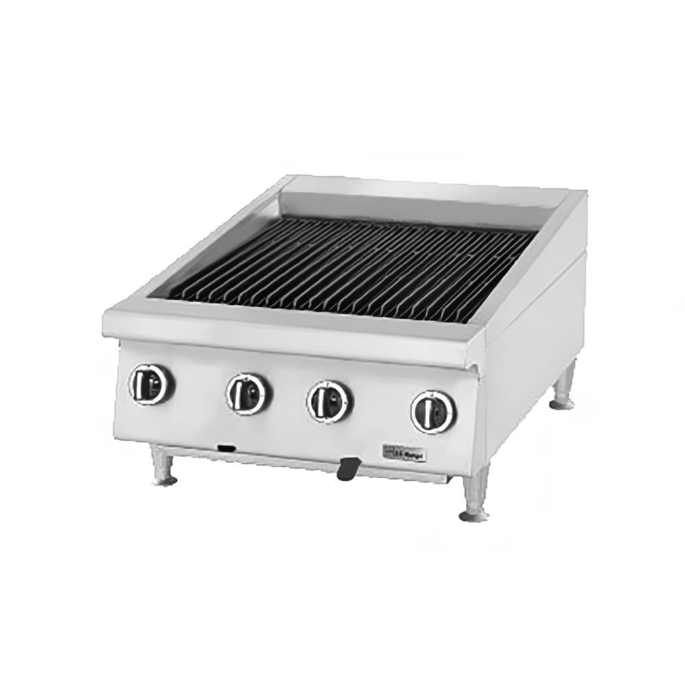 451-UTBG36AR36LP 35 1/2" Countertop Charbroiler w/ Cast Iron Grates - Manual Controls, Liqui...