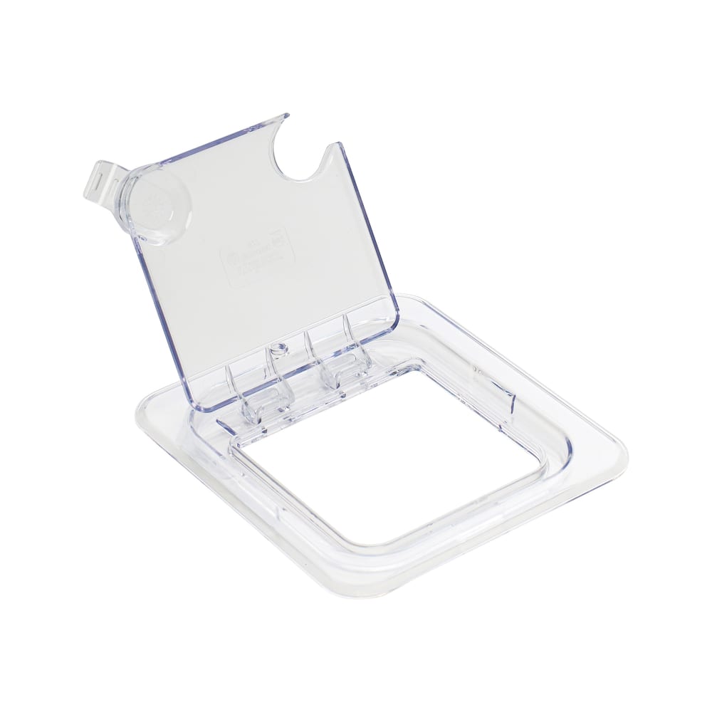 080-SP7600H Food Pan Cover, 1/6 Size, Solid, Polycarbonate, NSF