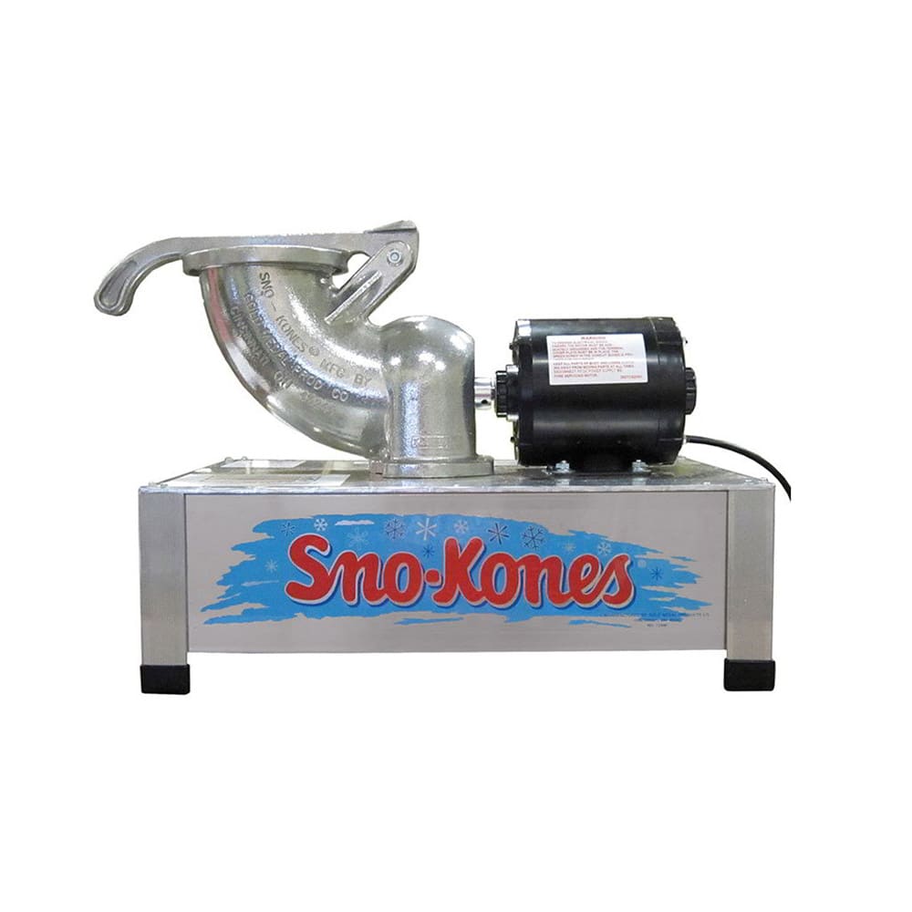 231-1006 Ice Shaver w/ 500 lb/hr Capacity & Push Handle, 120v