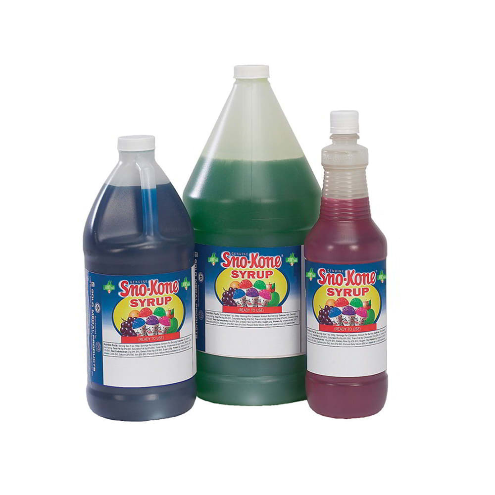 231-1058 Root Beer Snow Cone Syrup, Ready-To-Use, (4) 1 gal Jugs