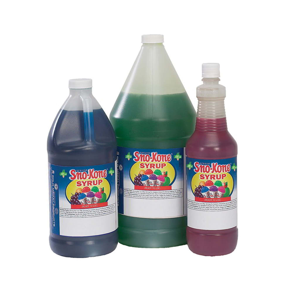 231-1052 Grape Snow Cone Syrup, Ready-To-Use, (4) 1 gal Jugs