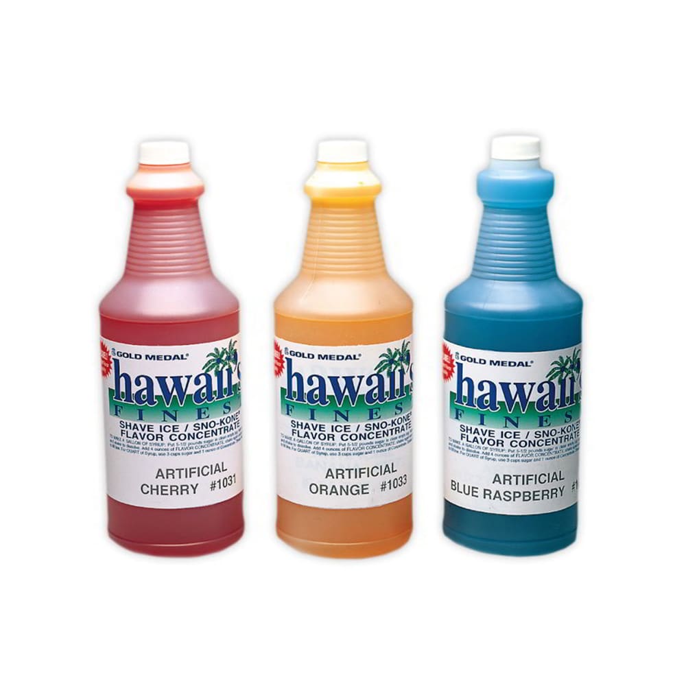 231-1351 1 qt Bubble Gum Snow Cone Syrup, Concentrated
