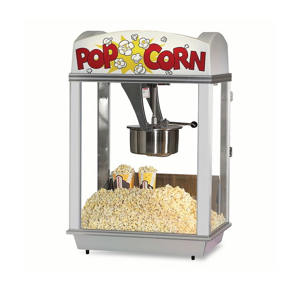 231-2005ST120208 Deluxe Whiz Bang Popcorn Machine w/ 12 oz Kettle & Stainless Dome, 120v