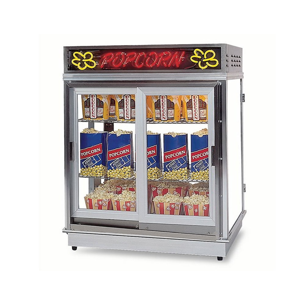 231-2004SLD Astro Pop Staging Cabinet w/ Swing & Sliding Doors & 3 Shelf Warmer