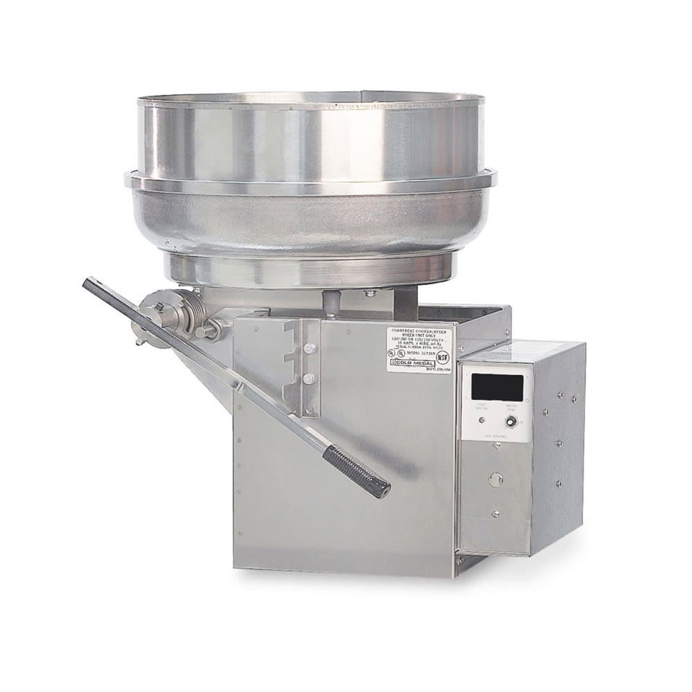 231-2182EL 2 in-1 Combo Kandy King for Caramel Corn/Frosted Nuts w/Left Hand Dump, 230v/1ph