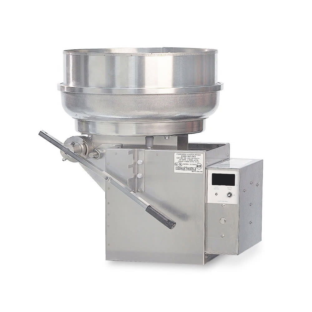 231-2181EL120208 Pralinator Frosted Nut Maker w/ 4 lb Capacity & Left Hand Dump, 120/208v