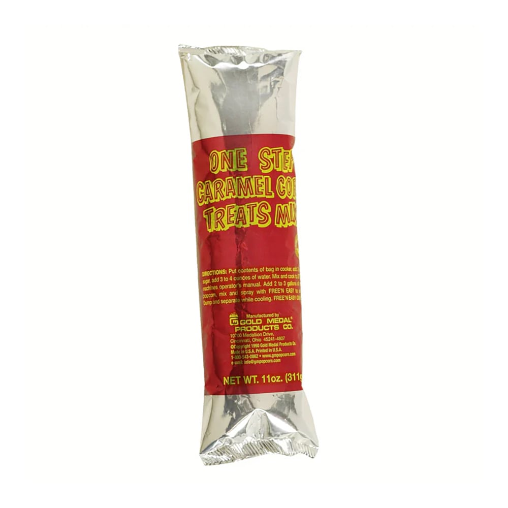 231-2142 Caramel Corn One Step for 2 1/2 gal Mixers w/ (24) 11 oz Foil Pouches