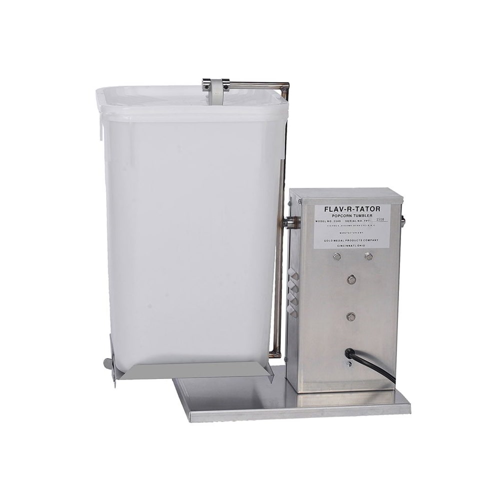 231-2349 Flav-R-Tator Motorized Tumbler w/ 5 Gal Container & Shaker Box, 120v