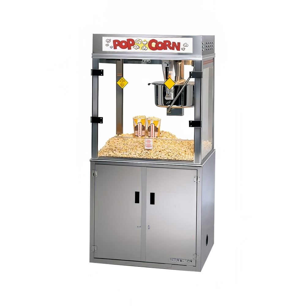 231-2911E120240 Medallion Popcorn Machine, 52 oz Kettle, 120/240v