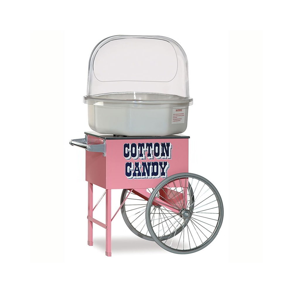 231-3149 Food Cart for Cotton Candy w/ Graphics, 20"L x 20"W x 38"H, Pink