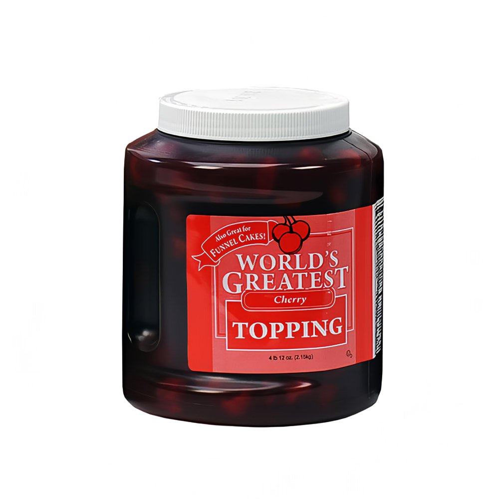 231-5138 Ice Cream Topping w/ (3) 109 oz Jars, Cherry