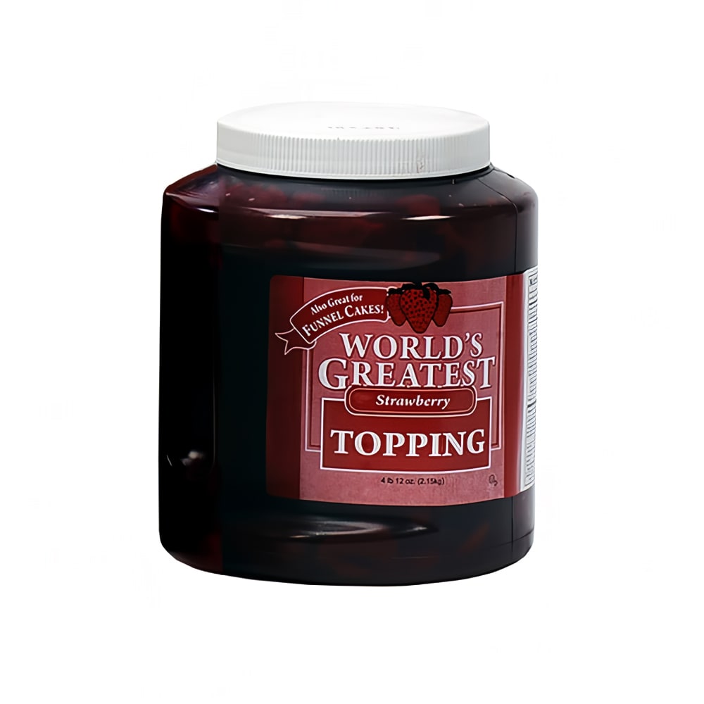 231-5140 Ice Cream Topping w/ (3) 66 oz Jars, Strawberry