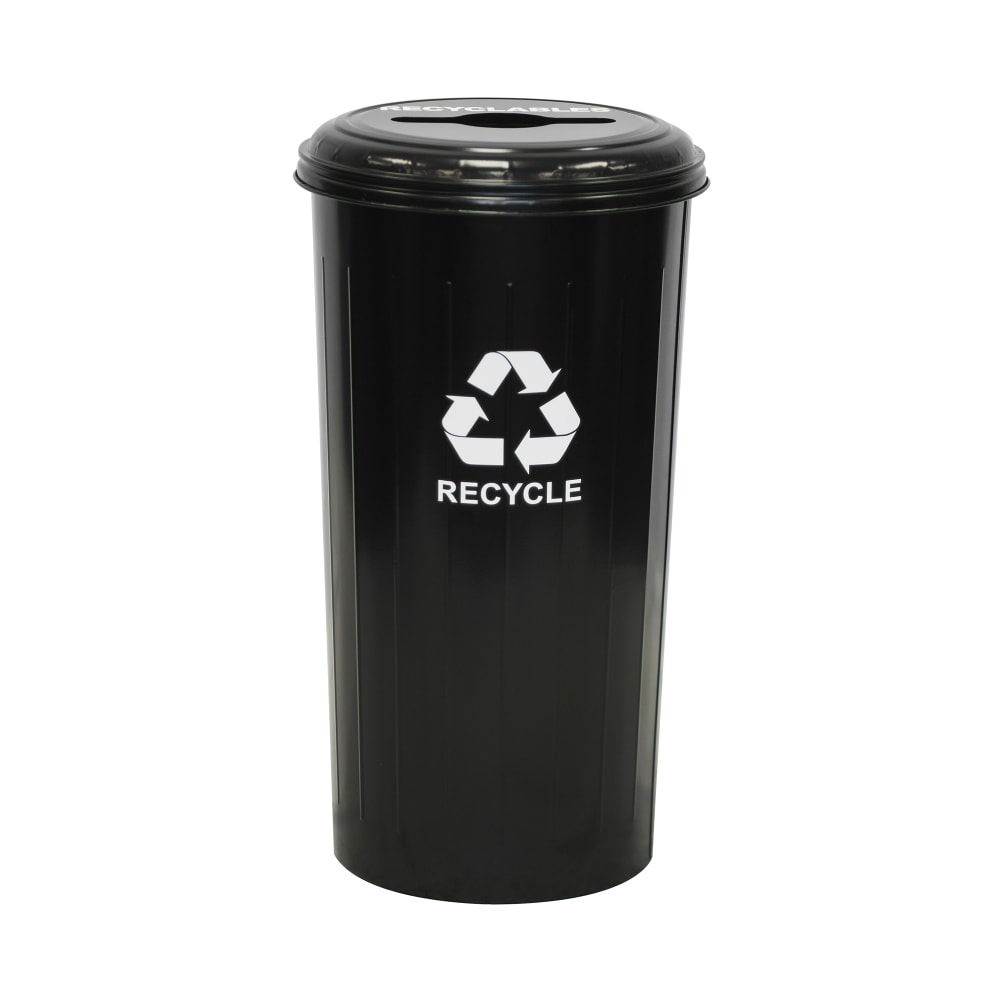 125-101CTBK 20 gal Multiple Materials Recycle Bin - Indoor, Decorative