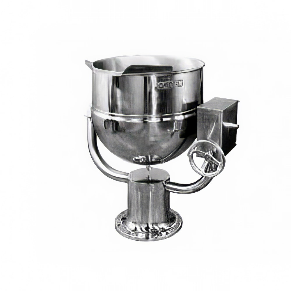 167-D40 40 gal Steam Kettle - Manual Tilt, 2/3 Jacket, Direct Steam