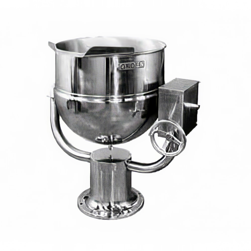 167-D60 60 gal Steam Kettle - Manual Tilt, 2/3 Jacket, Direct Steam