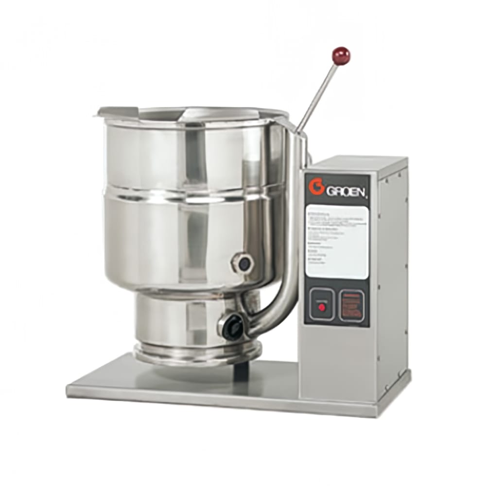167-TDB6102081 2 1/2 gal Steam Kettle - Manual Tilt, 2/3 Jacket, 208v/1ph