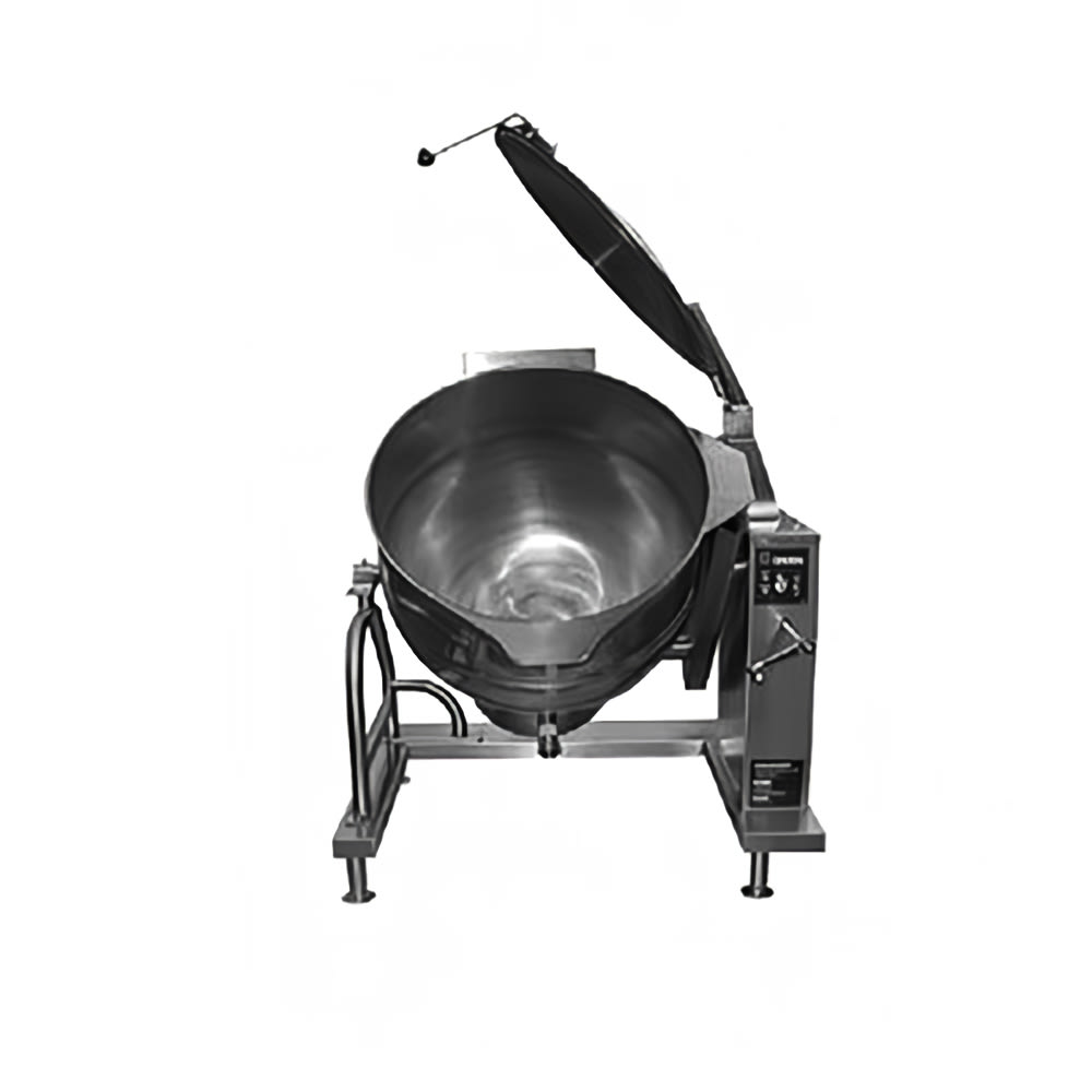 167-DH80ANG 80 gal Steam Kettle - Manual Tilt, 2/3 Jacket, Natural Gas