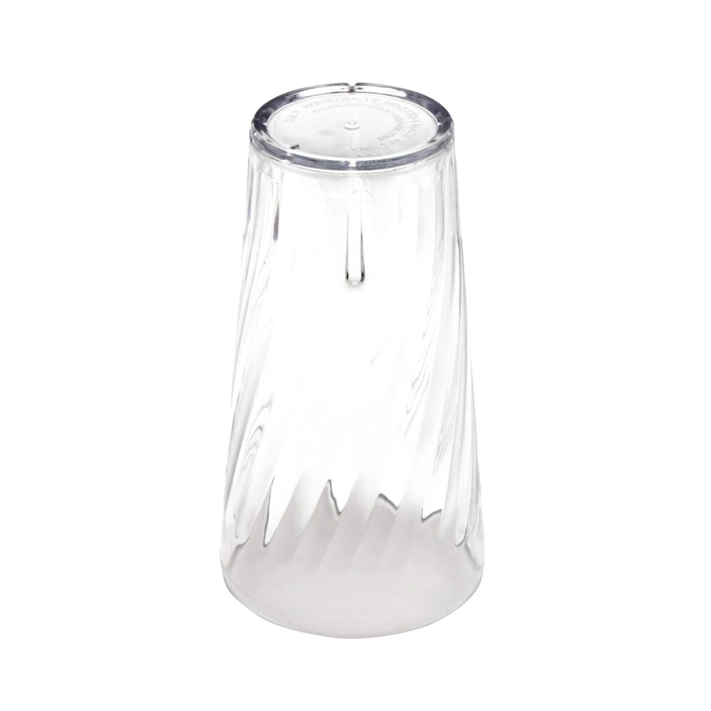284-22321CL 32 oz Clear Textured Plastic Tumbler