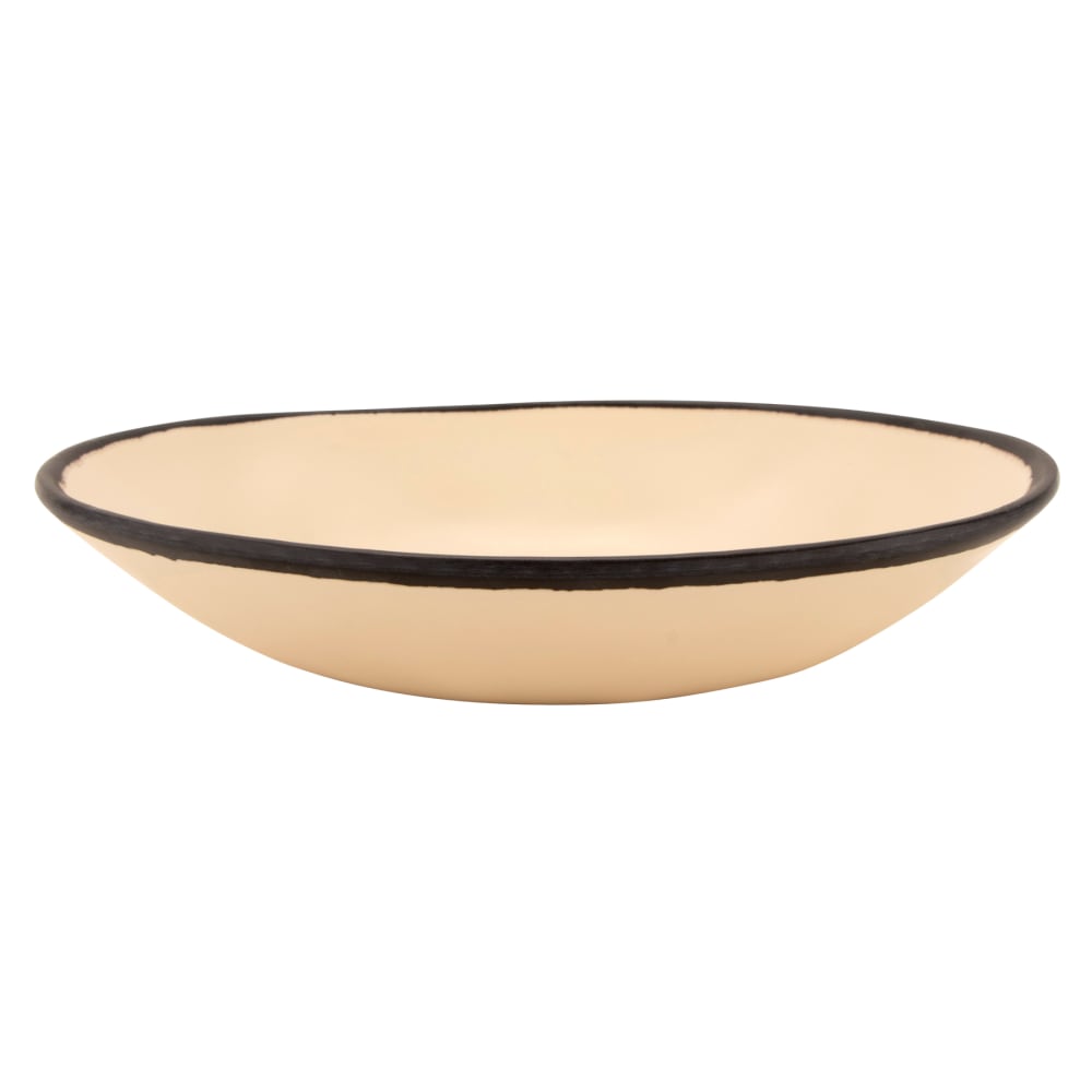 284-B420MA 1 3/10 qt Round Melamine Salad Bowl, Manila