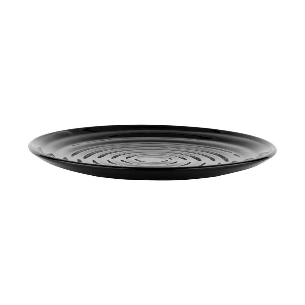 284-ML81BK 9 1/2" Round Melamine Salad Plate, Black
