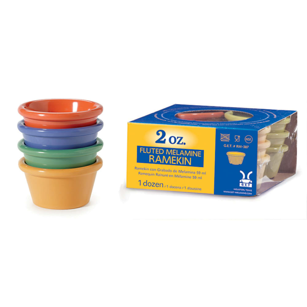 284-SPS620MIX 2-oz Plain Cone Shaped Ramekin, Diamond Mardi Gras Colors