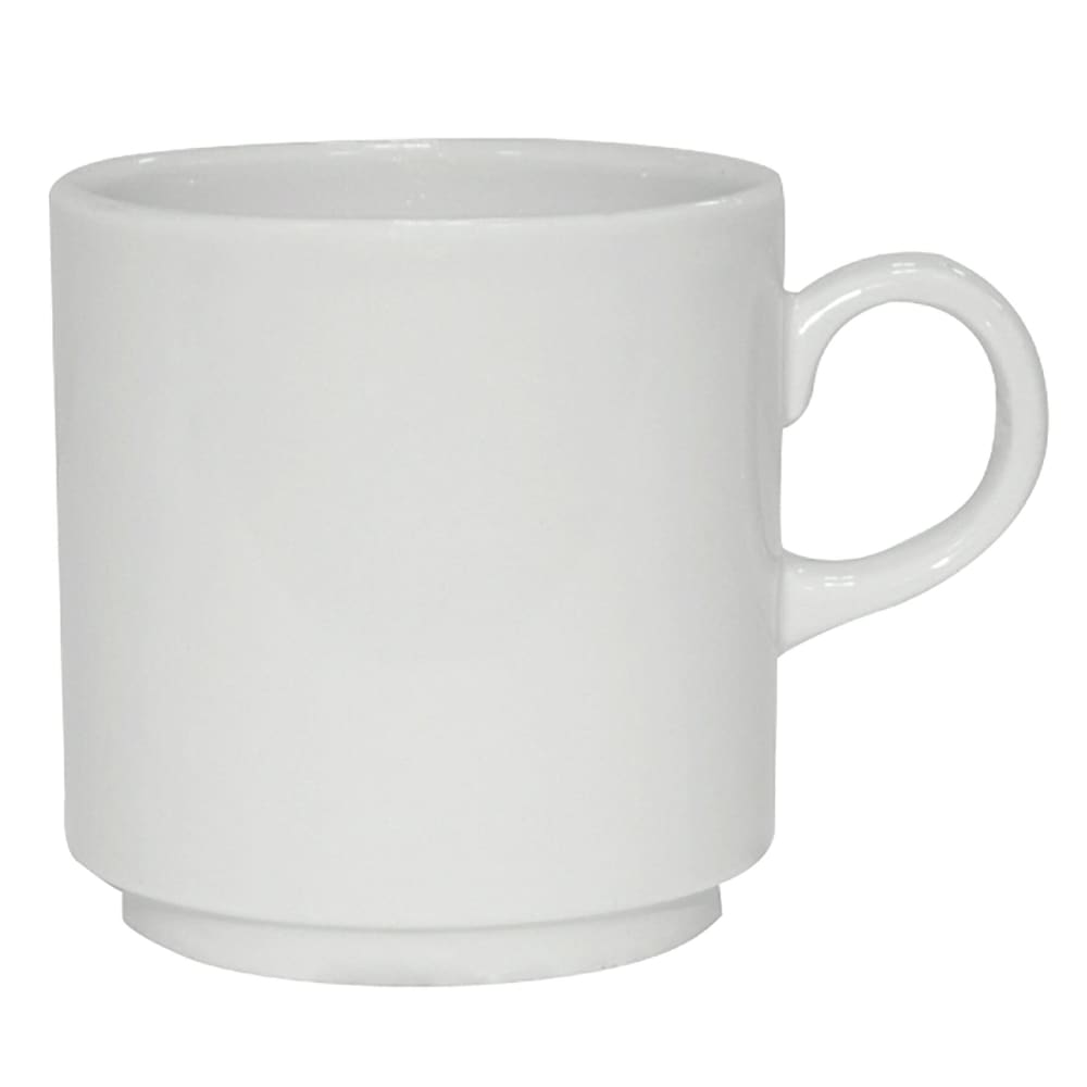 284-PA1101906324 9 oz Actualite Mug - Porcelain, Bright White