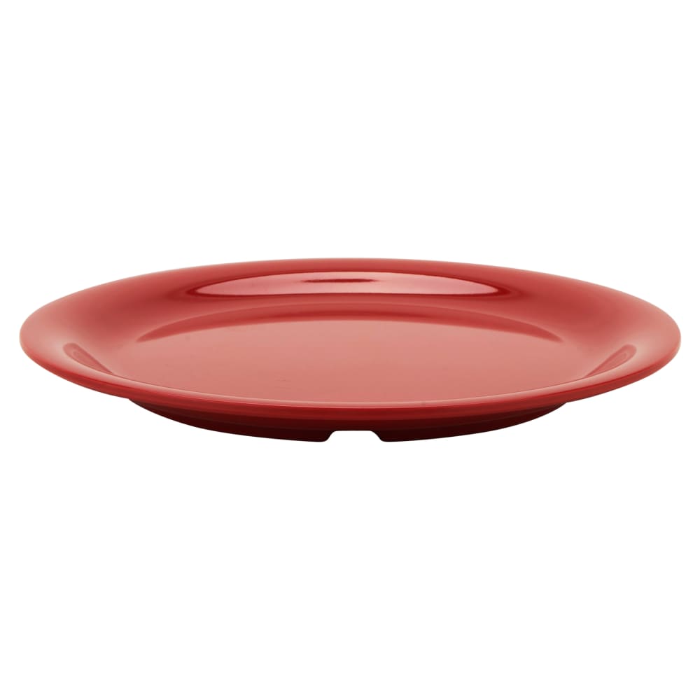 284-NP9CR 9" Round Melamine Dinner Plate, Cranberry