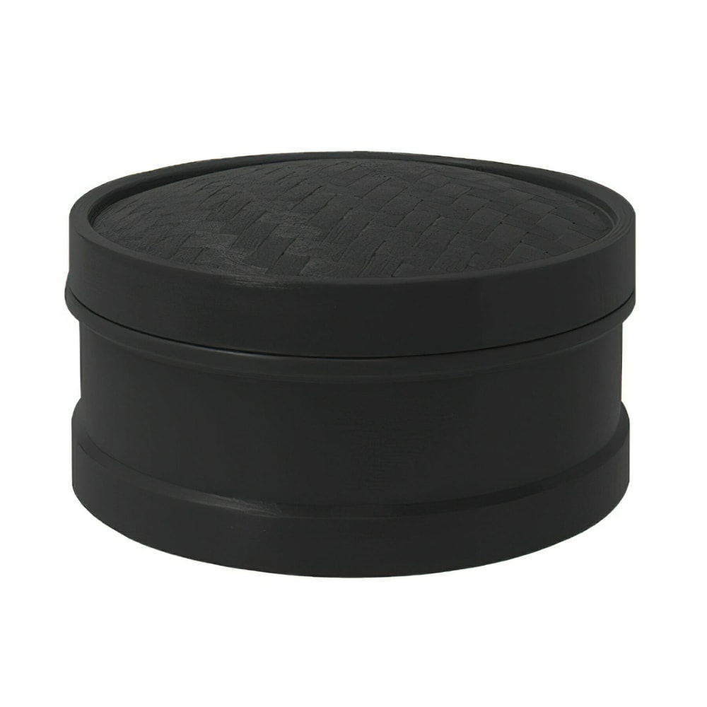 284-STM85BK 8 1/2" Hidden Treasures™ Steamer Set, Polypropylene, Black