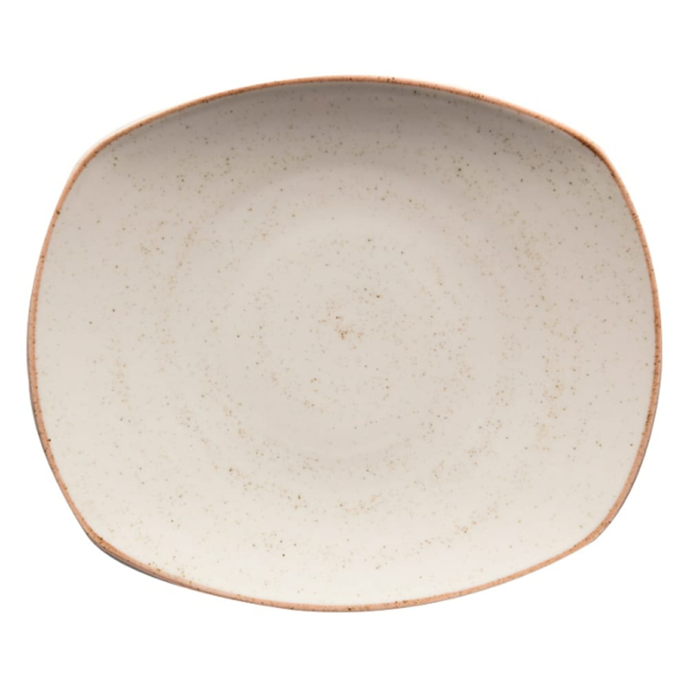 284-PP1605722024 7 1/2" Round Artisan Plate - Porcelain, Beige