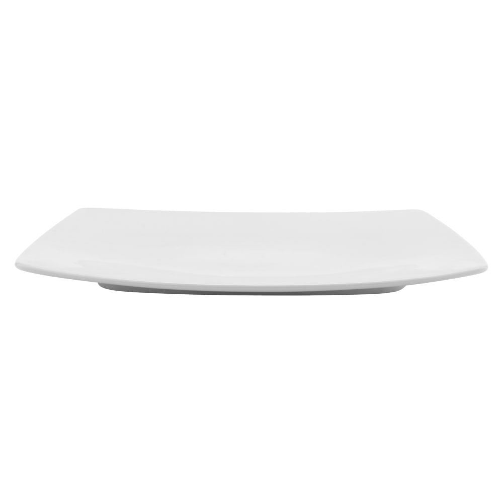 284-PA1101917812 13" x 9" Rectangular Asia Platter - Porcelain, Bright White