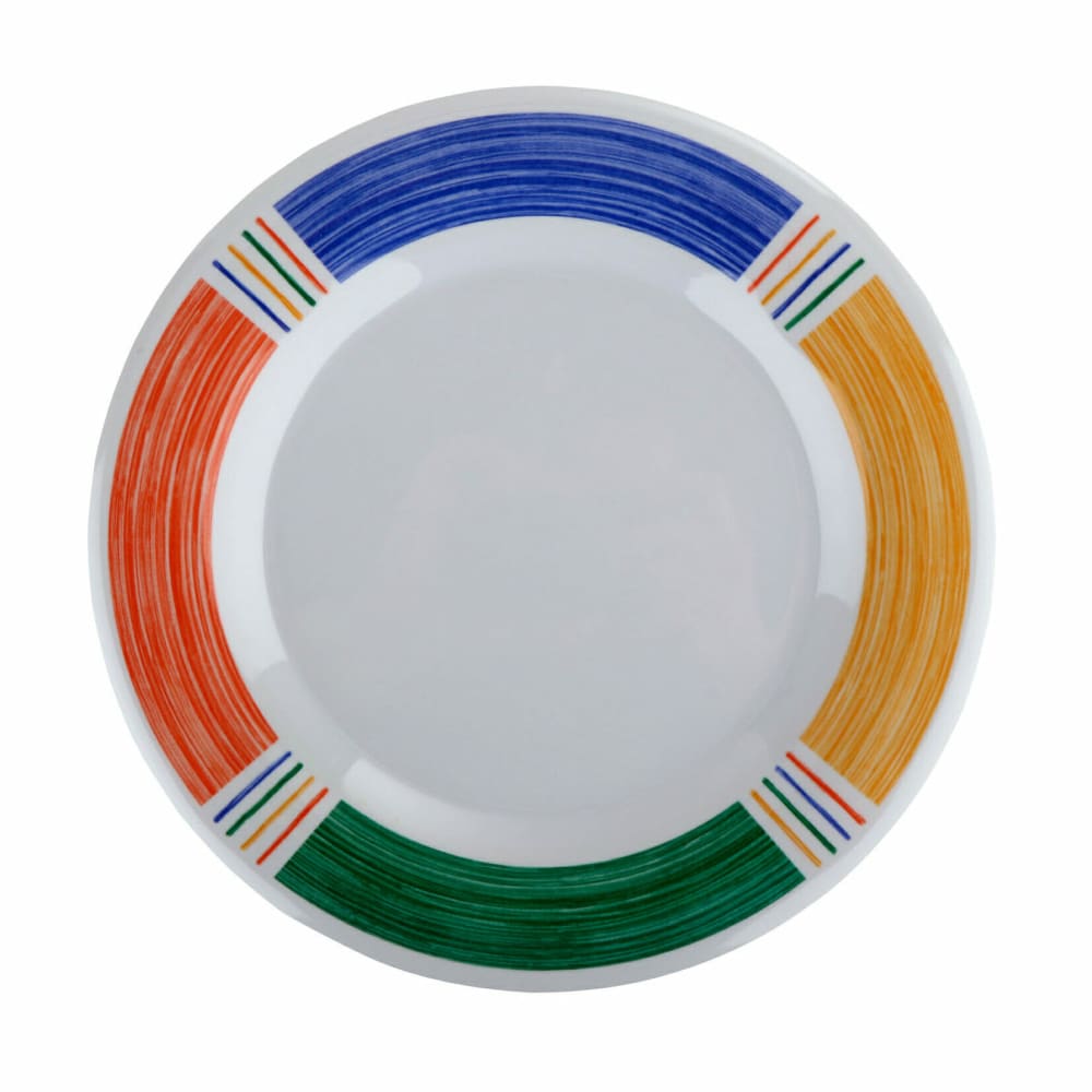 284-WP6BA 6 1/2" Round Melamine Dessert Plate, White