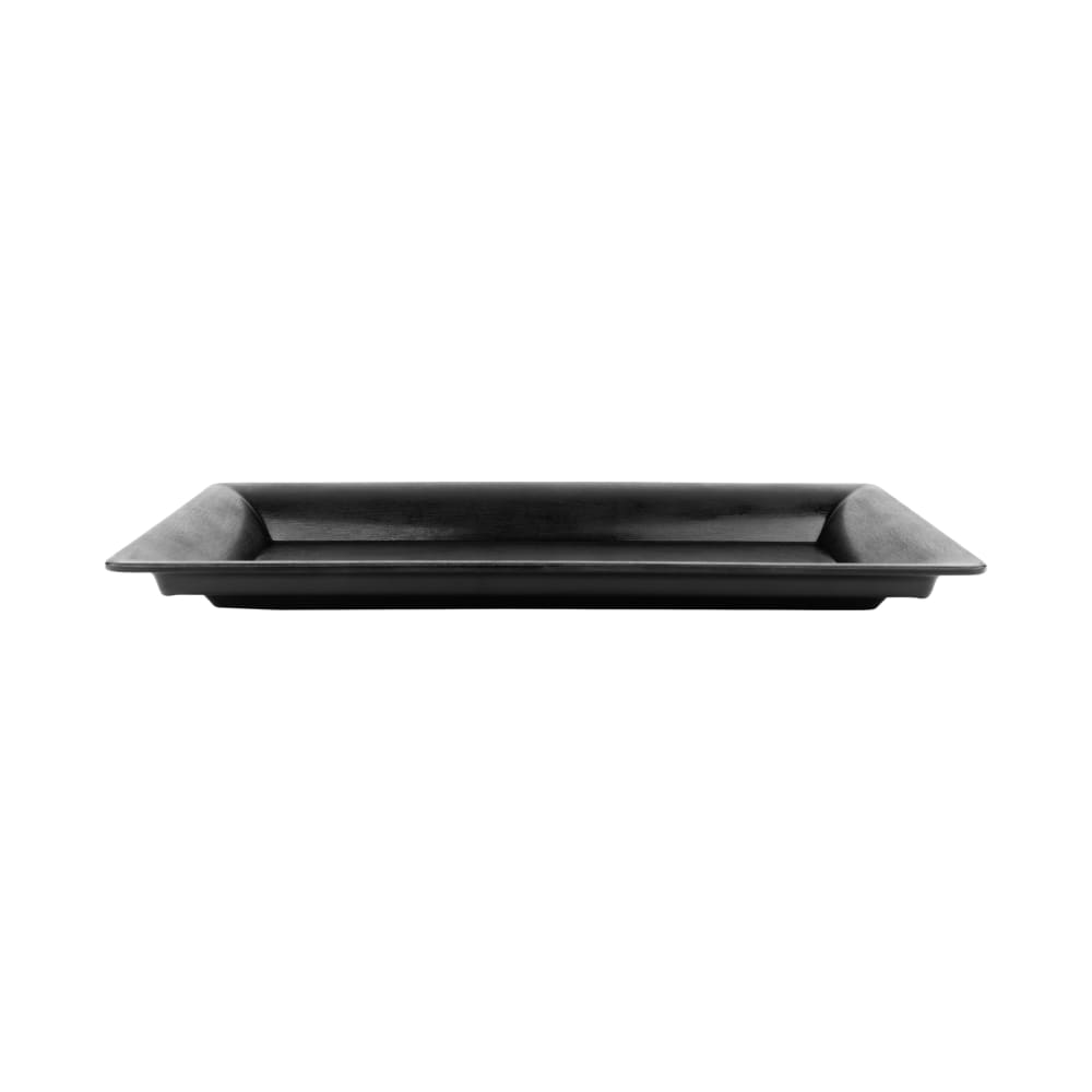 284-ML110BK Rectangular Display Tray, 12" x 21", Melamine, Black