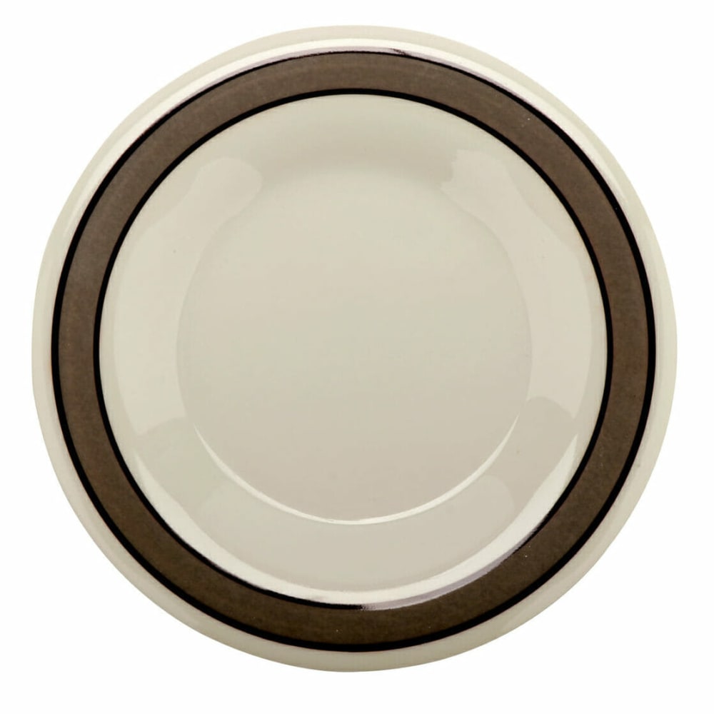 284-WP6CA 6 1/2" Round Melamine Dessert Plate, White