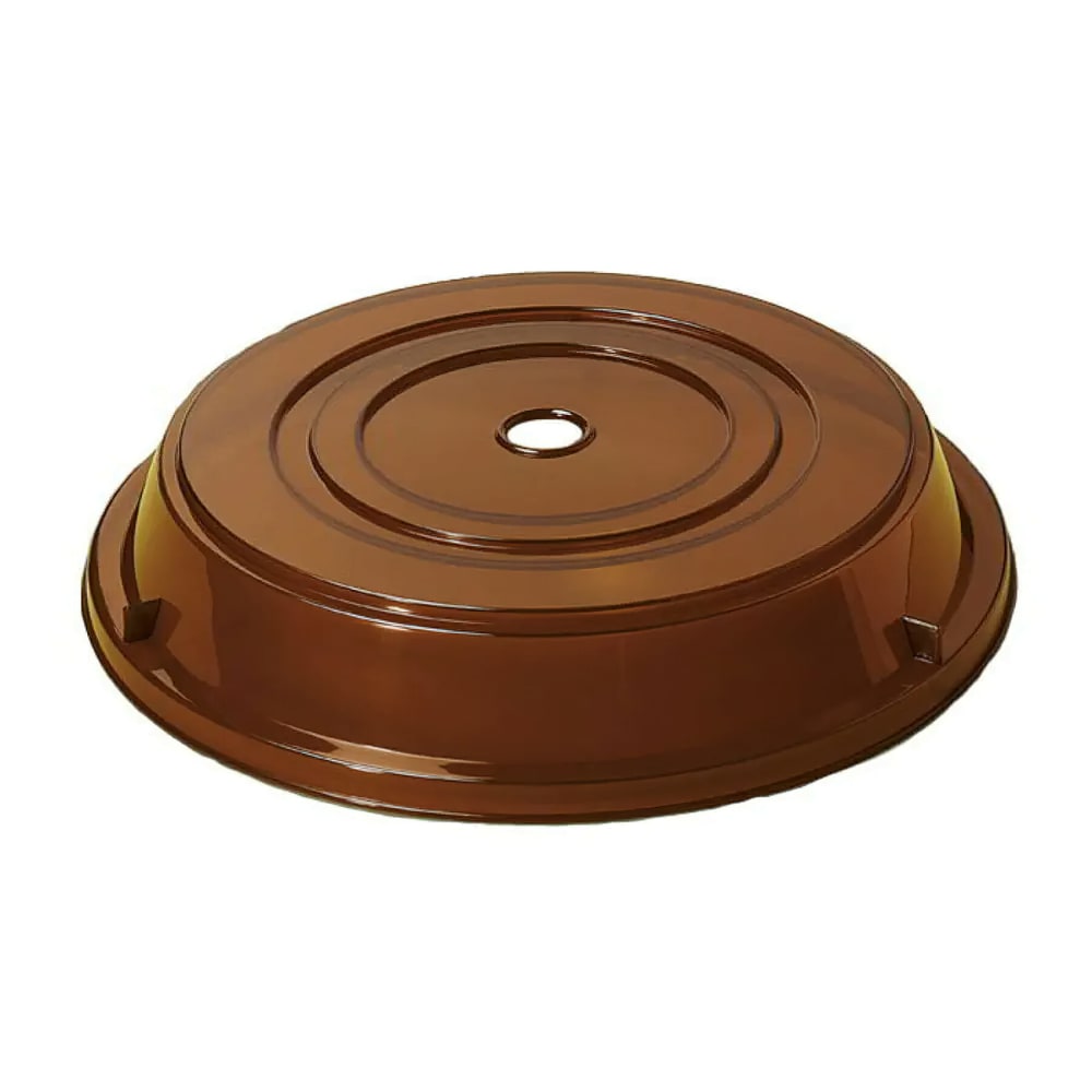 284-CO100A Plate Cover for 7 9/10" to 8 4/5" Plates, Polycarbonate, Amber