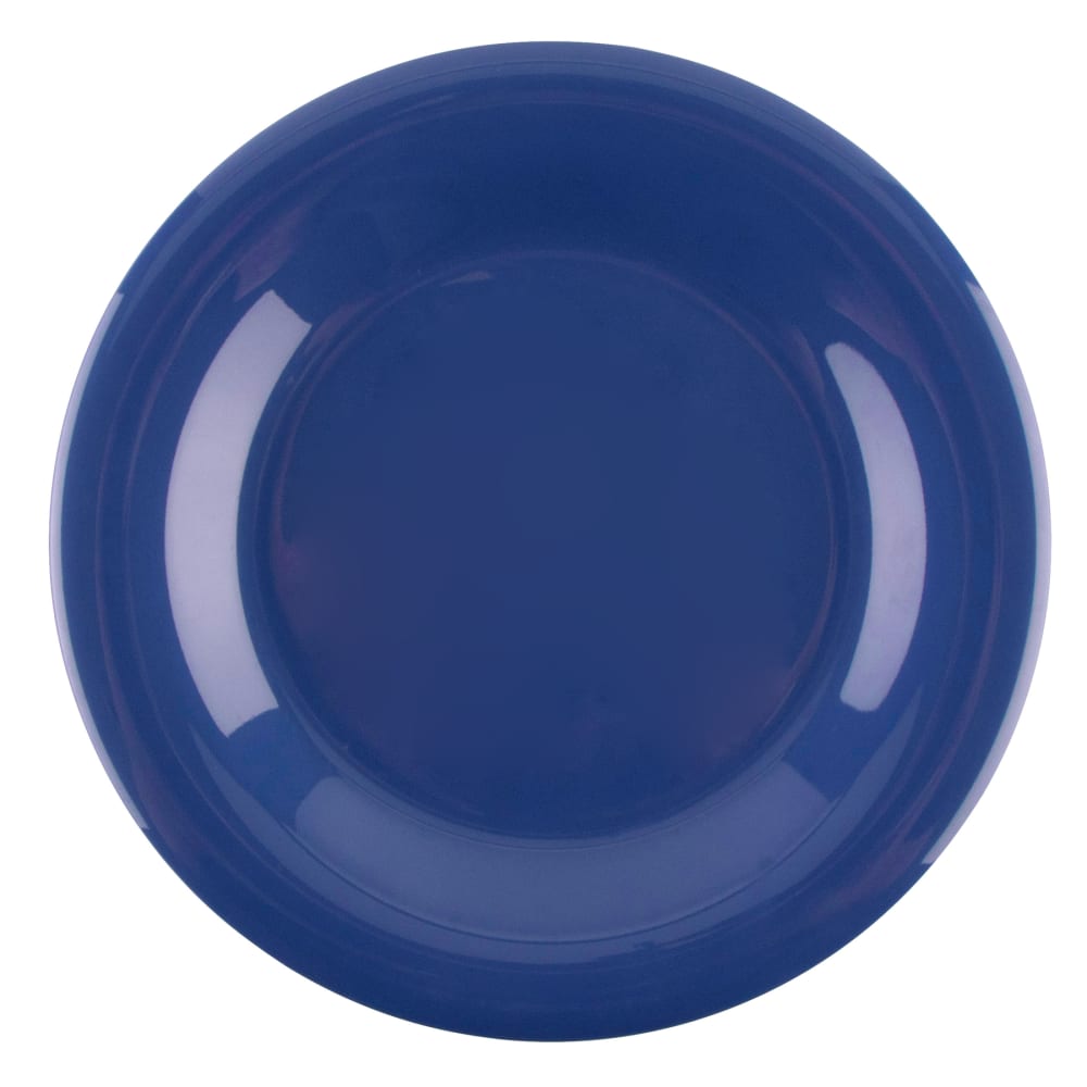 284-WP6PB 6 1/2" Round Melamine Dessert Plate, Peacock Blue