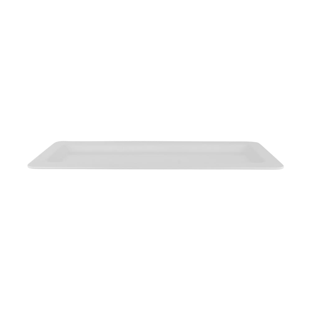 284-ML226W Rectangular Display Tray, 21 1/2" x 8 1/4", Melamine, White