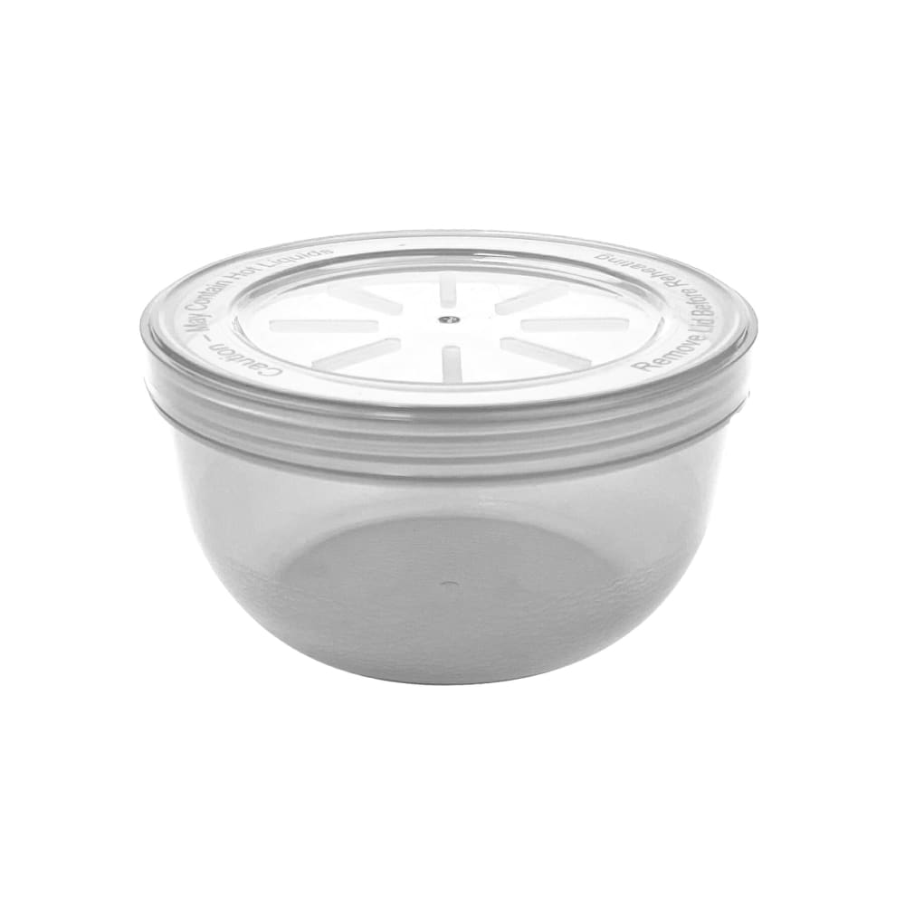 284-EC231CL 14 oz Side Dish/Soup Container w/ Lid - Polypropylene, Clear