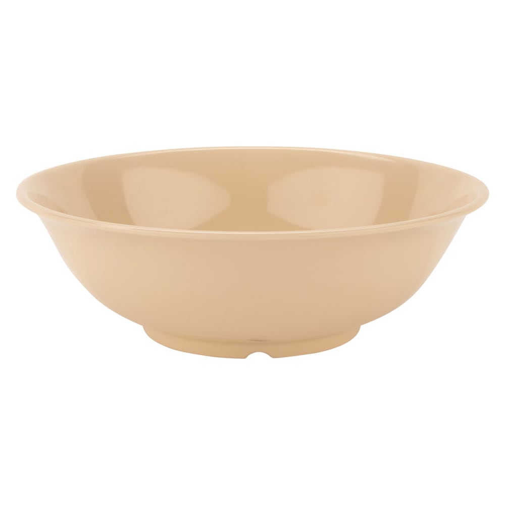 284-M813T 9 3/4" Round Soup Bowl w/ 2 3/10 qt Capacity, Melamine, Brown